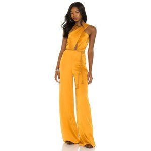 x Revolve Jayan Gold Jumpsuit
